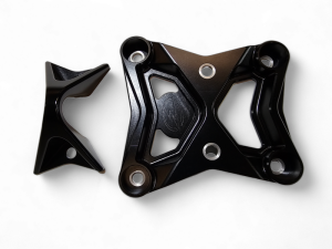 Can-Am Maverick X3 Radius Rod Plate - Elektric Off Road - Anodized - Black - `17-`21